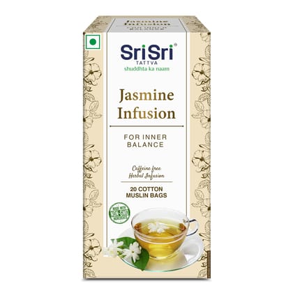 Jasmine Infusion - FOR INNER BALANCE - Bring back your balance to your day! - 20 Dip Bags
