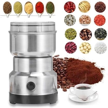 Nima Mixer Grinder Mini: Compact Electric Grinder for Masala and More - Stainless Steel Blades