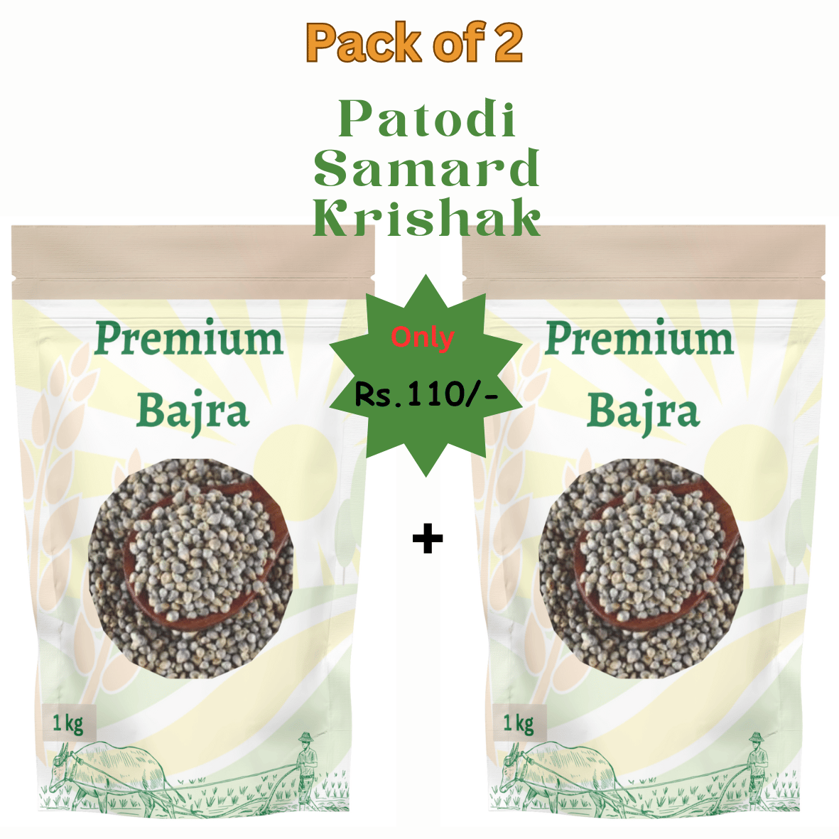 Bajra Seeds | Pack of 2