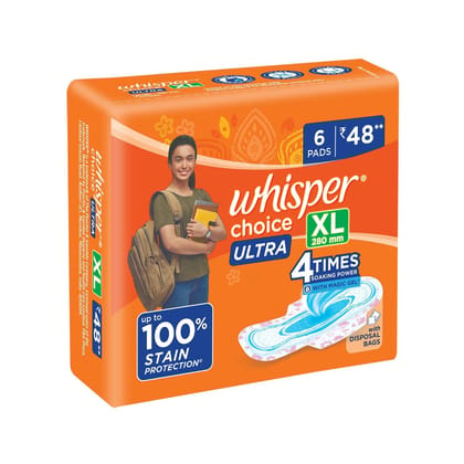 Whisper Choice Ultra Sanitary Pads