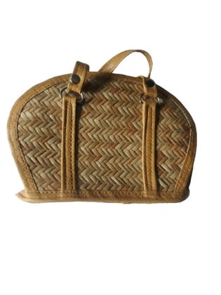 Handcrafted Sheetal Pati Bag - Oval Shape