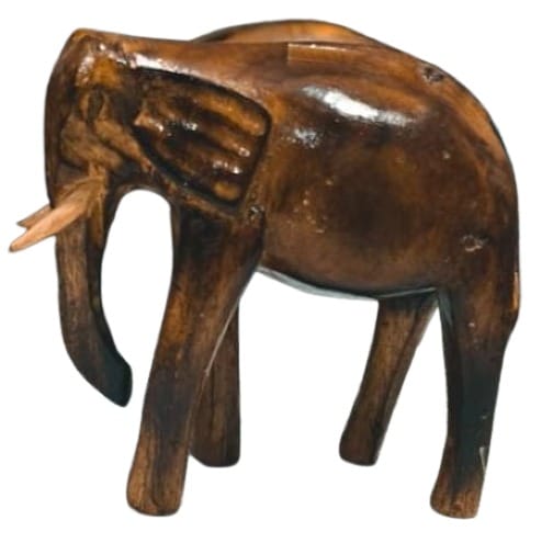 Wooden Handcrafted Elephant Showpiece Statue