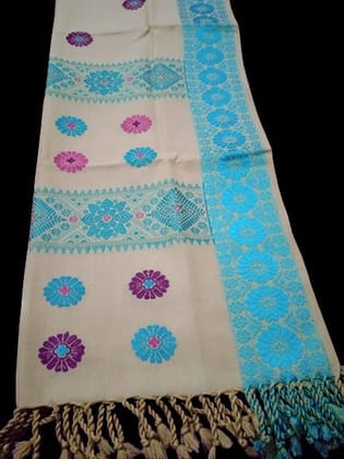 BODO TRADITIONAL COTTON FASURA(DUPATTA)