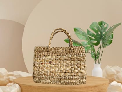 Water Hyacinth Hand Bag