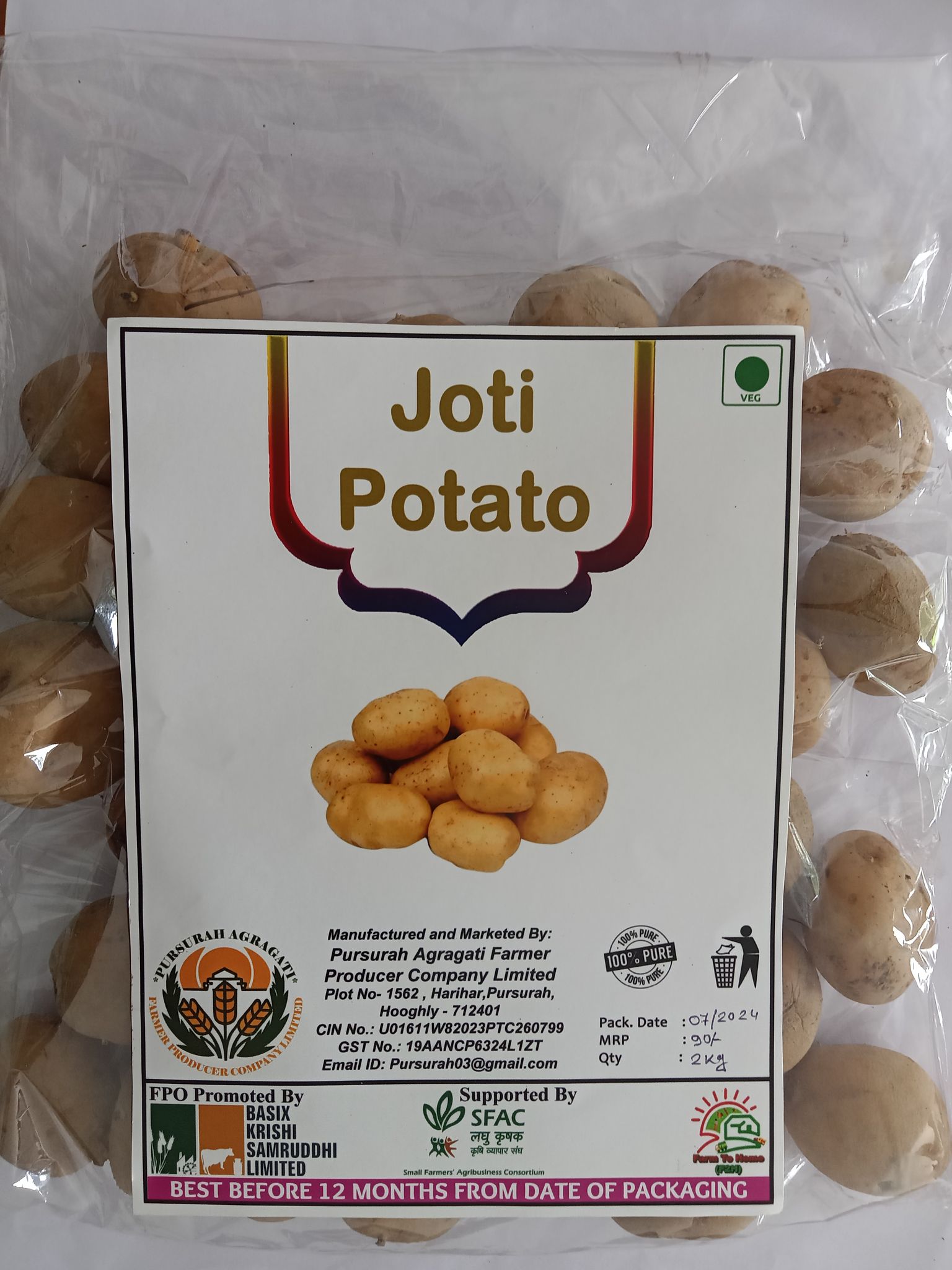 Joti Potato 2 Kg