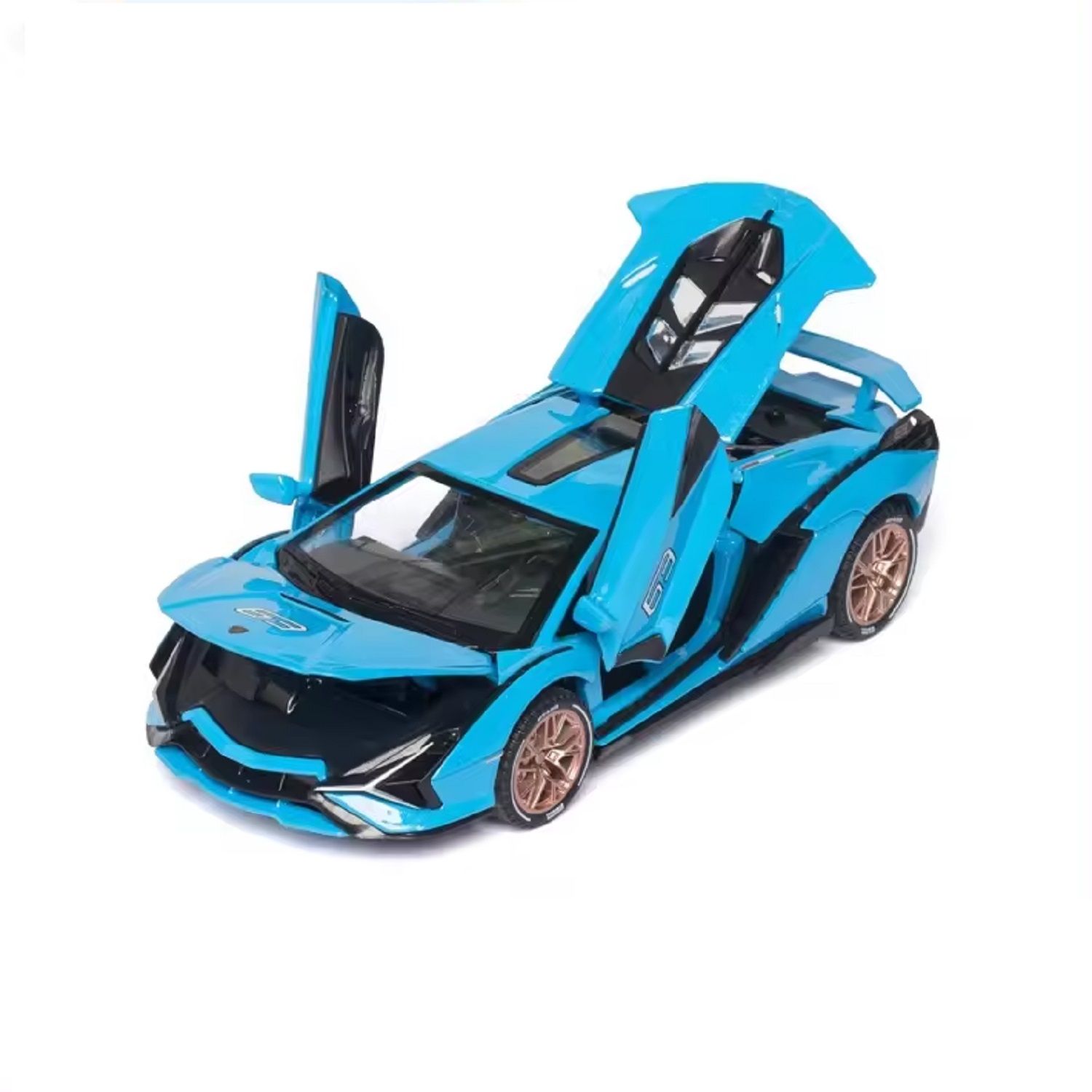 1:32 Alloy Diecast Car Models for Lamborghini SIAN Simulation Sound and Light Pull Back Gift