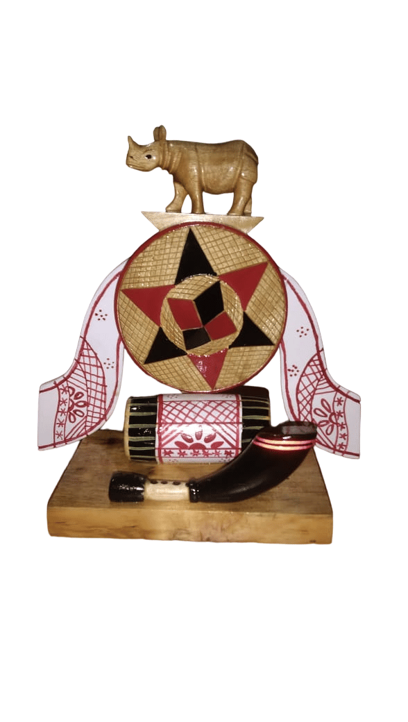 Assamese Wooden Heritage Momento