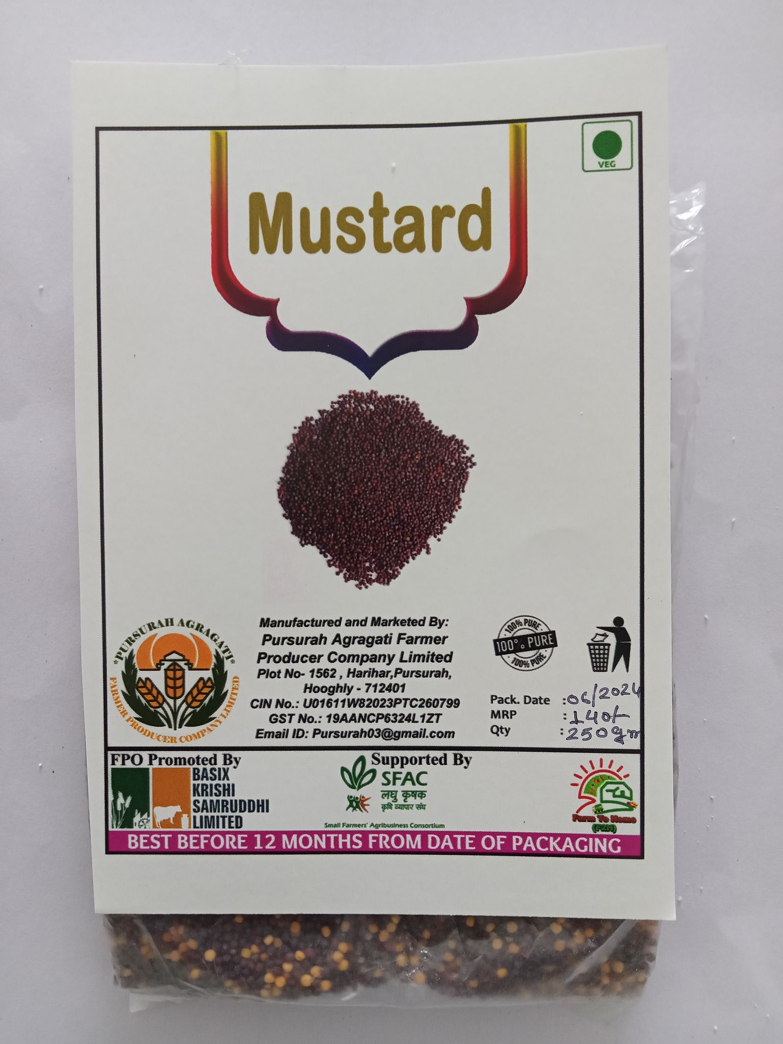 Mustard 250 gm