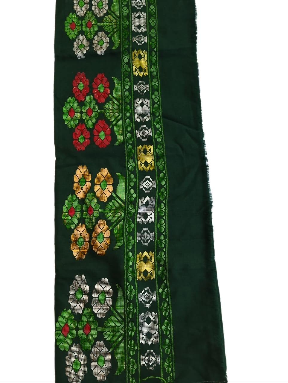 Asomi Cotton Handloom Karbi Assamees mekhela sador(multi colour)