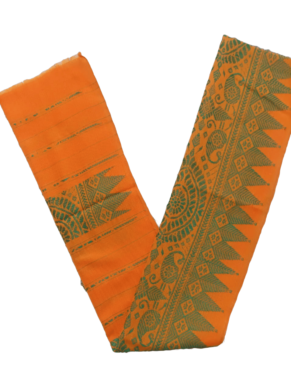 Bodo Traditional Aronai| Orange