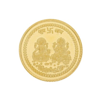 24Kt (999) 10GM Laxmi Ganesh Gold Coin