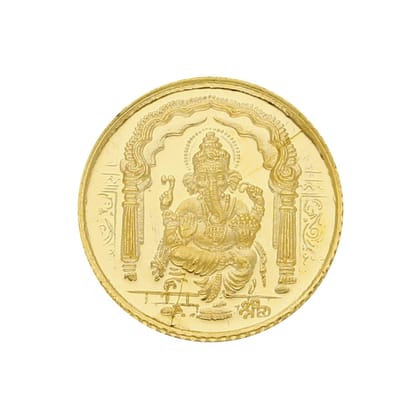 24Kt (999) 5GM Ganesh Gold Coin