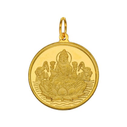 Sri Jagdamba Pearls 22kt 10 GramLakshmi Gold Coin cum Pendant