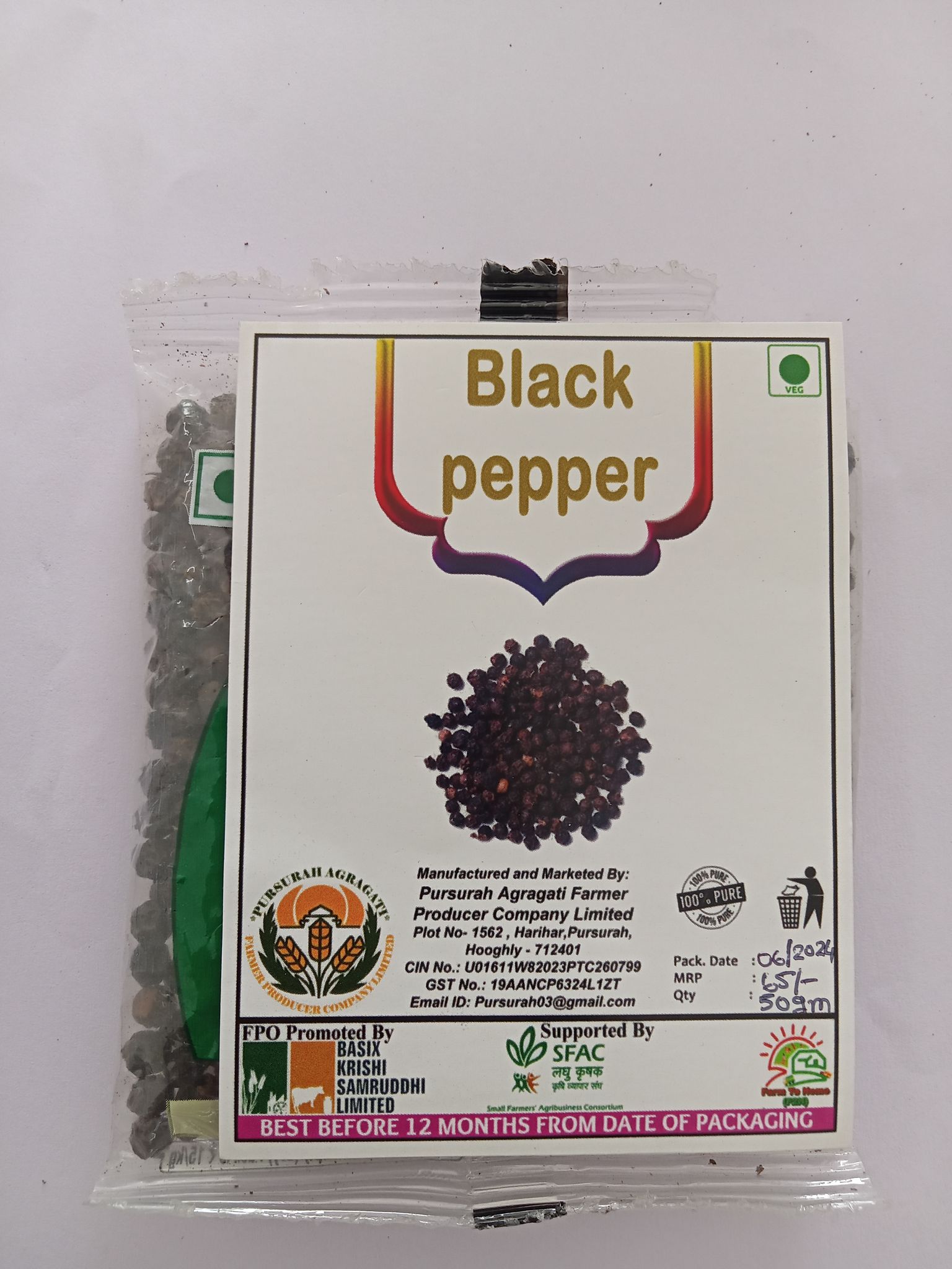 Black Pepper 50 gm