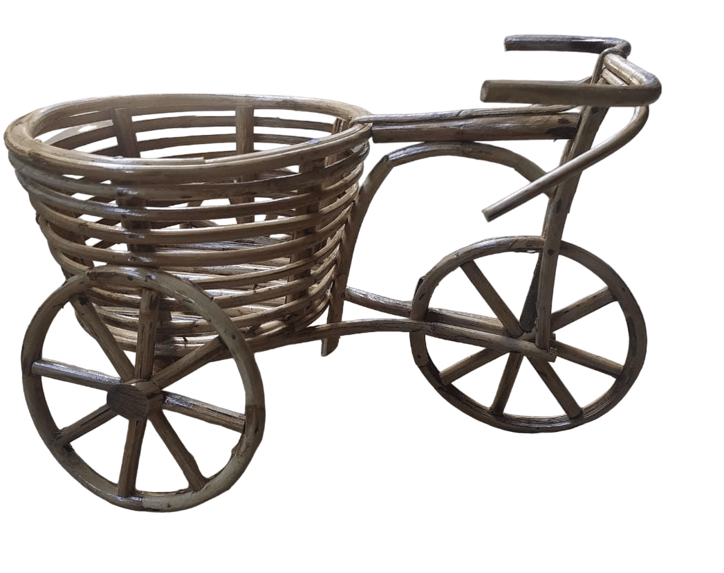 Bamboo Tricycle Showpiece - Sustainable Decor