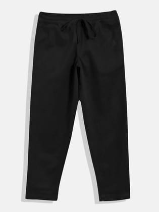 Boys Mid-Rise Pure Cotton Joggers