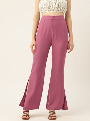 Rue Collection Relaxed Loose Fit High-Rise Trousers