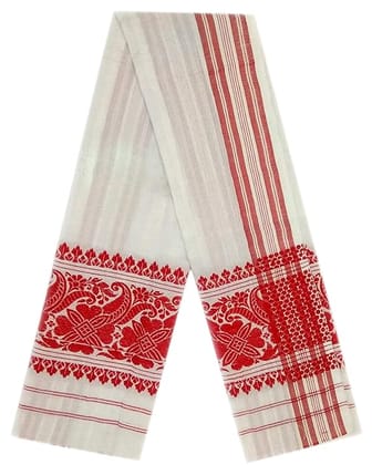 Handmade Traditional Assamese Cotton Phulam Gamucha