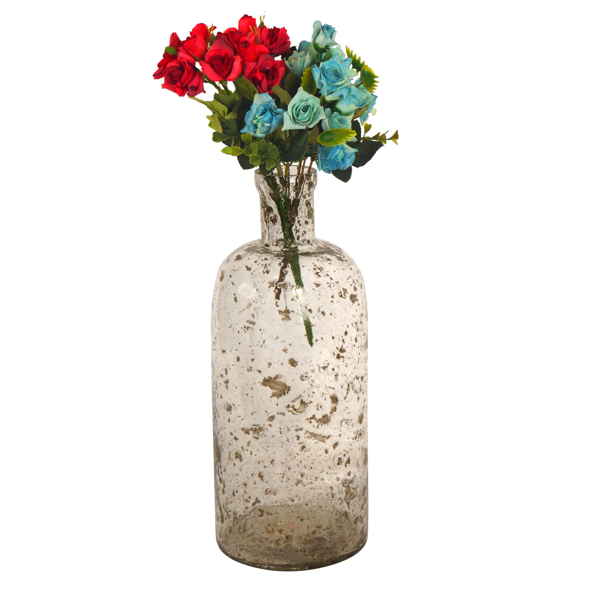 OONA SI GLASS ROSA BOTTLE VASE