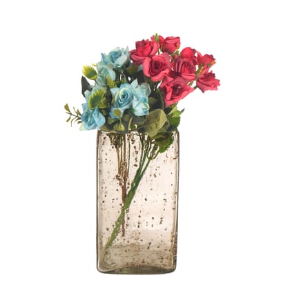 OONA SI GLASS ROSA SQUARE BOTTLE