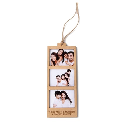 These Are The Moments I Wanted To Keep | Wooden Polaroid Photo Frame | Customised Gift