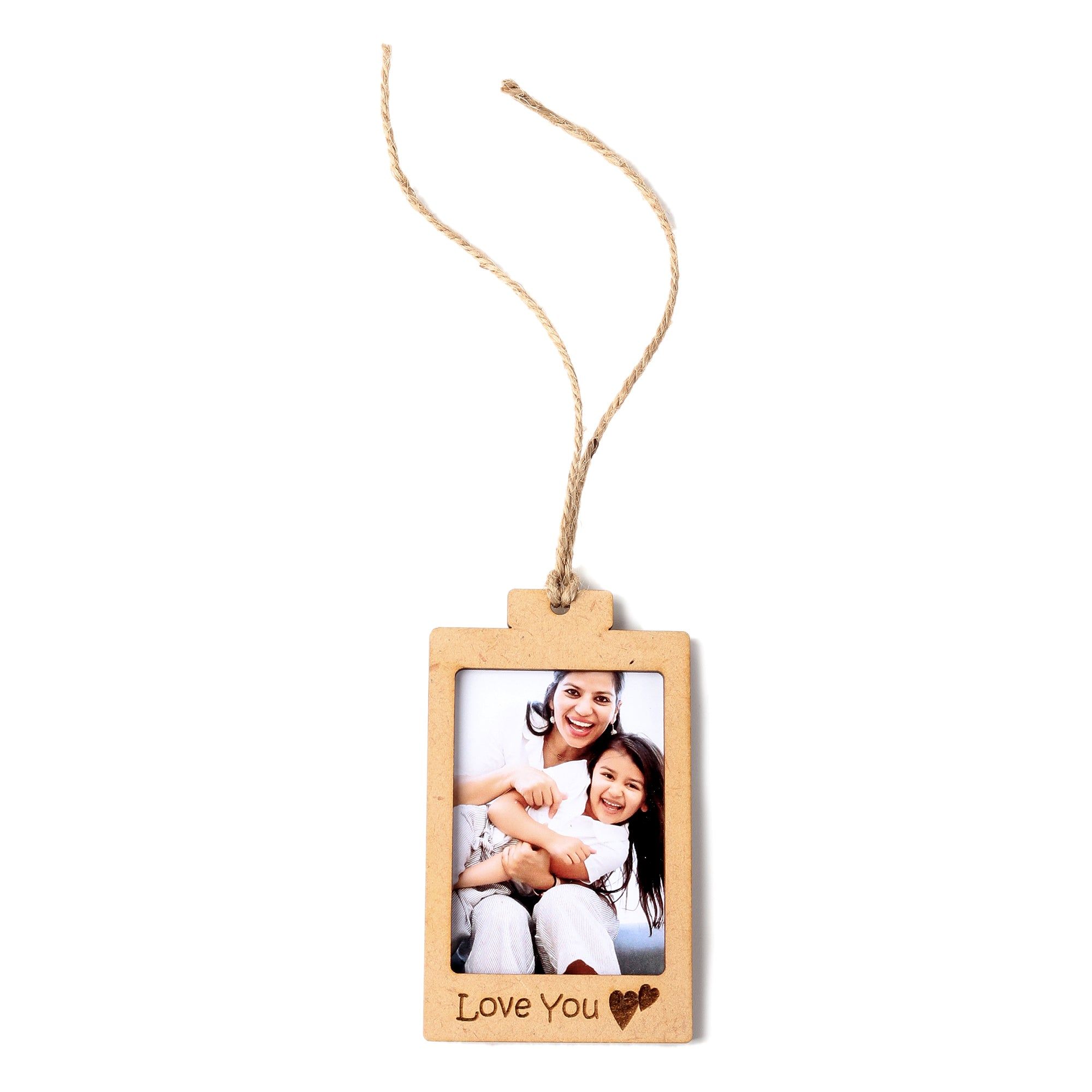 Love You | Wooden Polaroid Photo Frame | Customised Gift