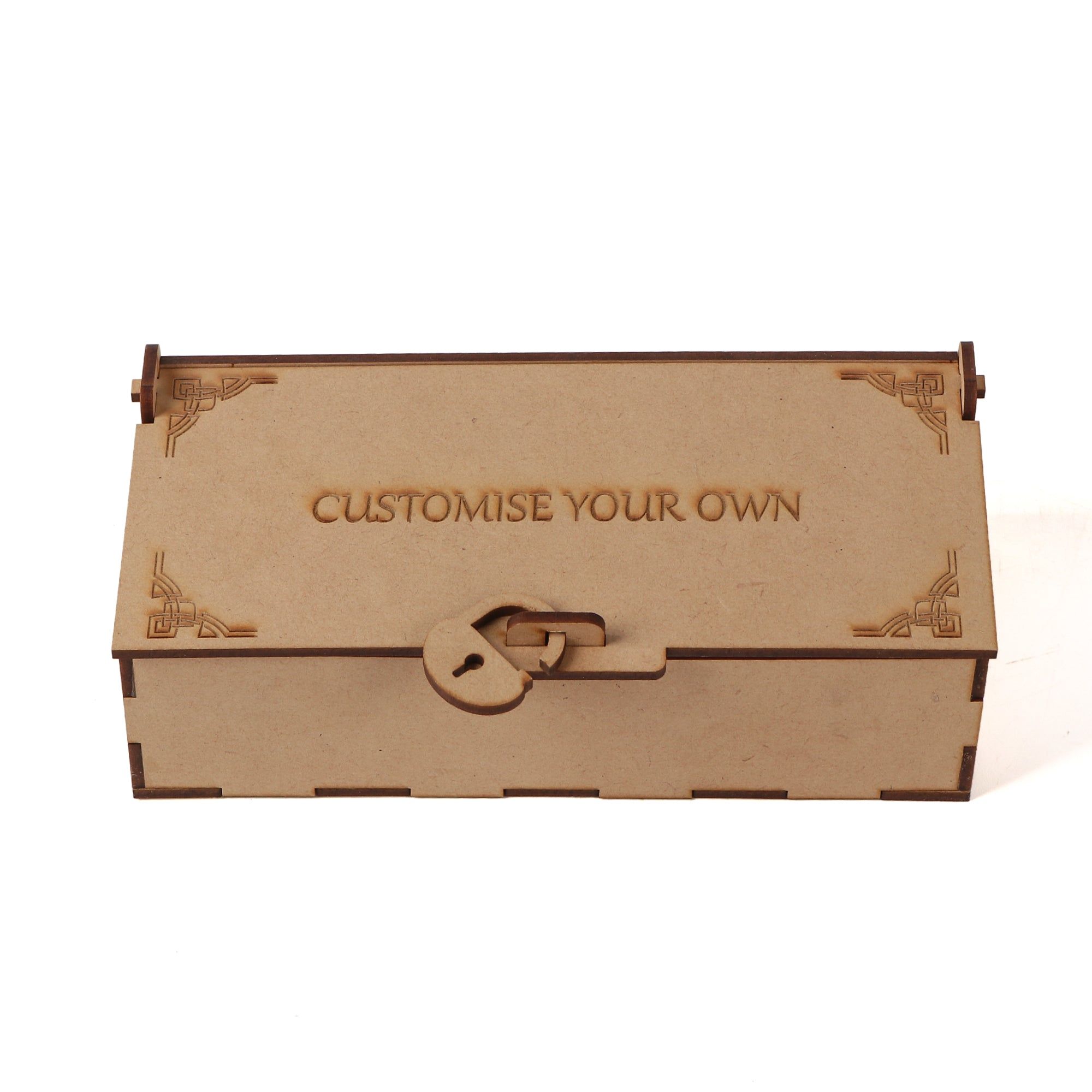 Wooden Box With A Lock