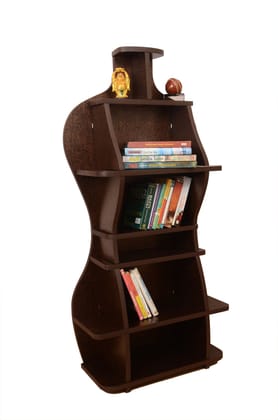 Wooden Bookshelf / Wine Cabinet - Shape of Lady