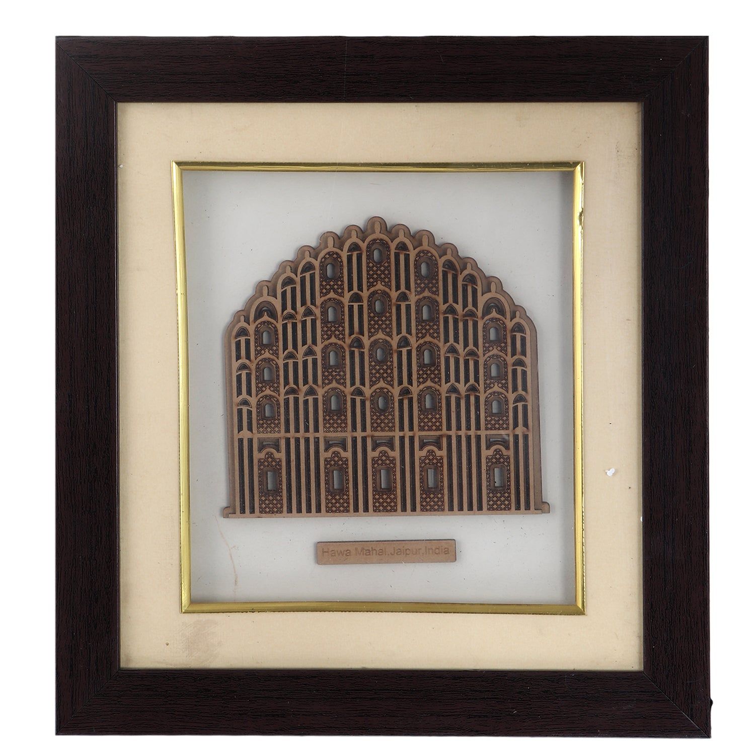 Hawa Mahal In Wooden Frame