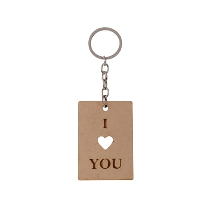 I Love You | Wooden Keychain