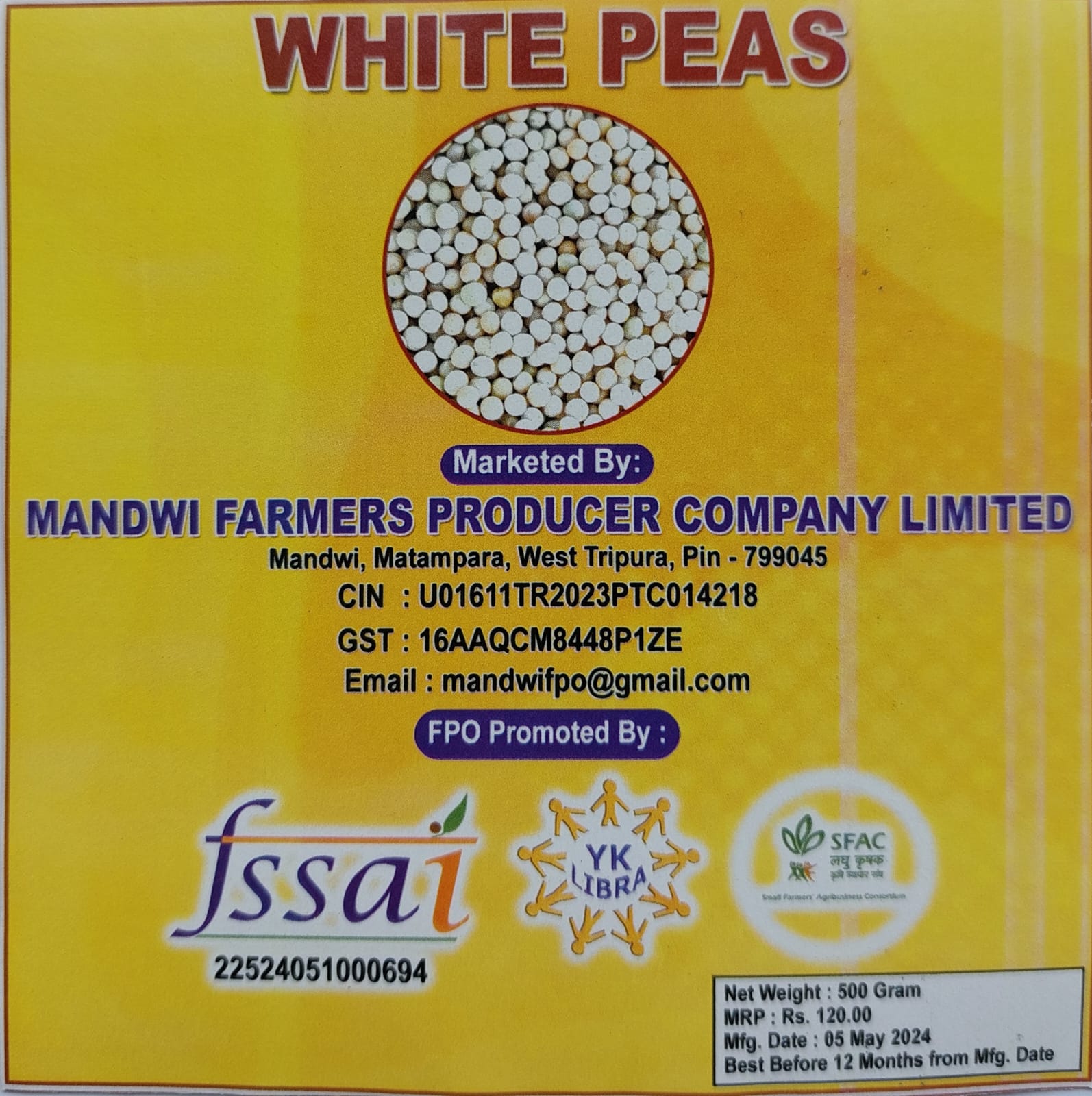 White peas