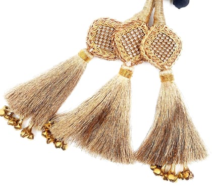 Jhumka & Ghungroo Heavy Design Punjabi Paranda/Braid Tassles/Patiala Shahi Parandi