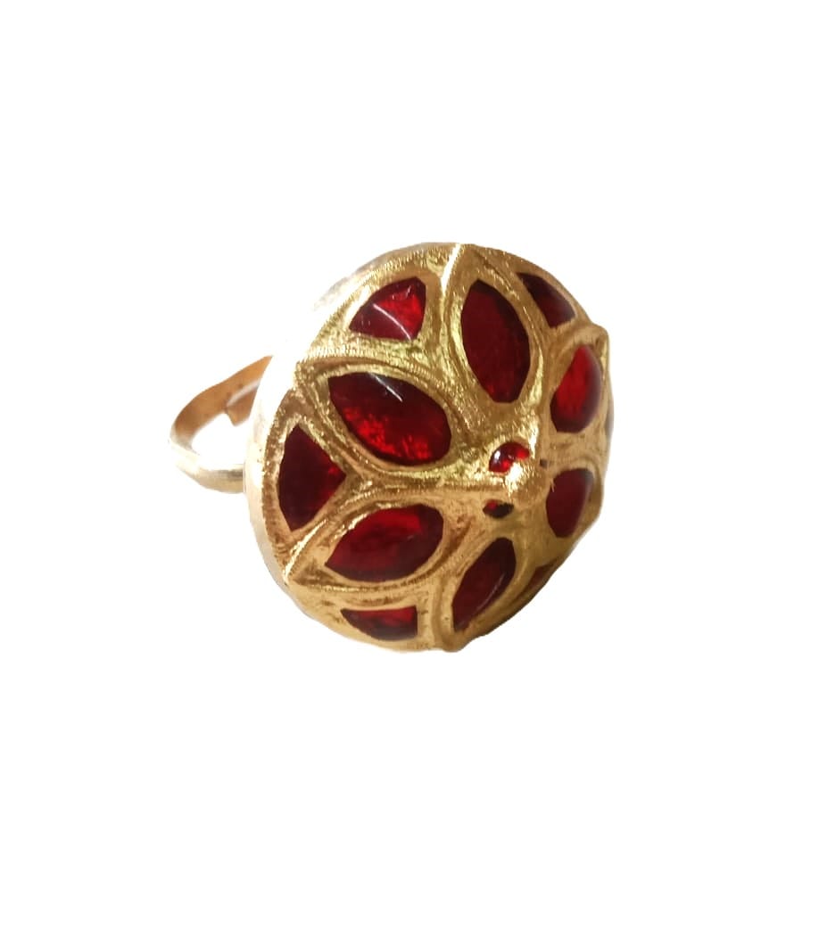 RING | ASSAMESE TRADITIONAL JEWELLERY | GOLD PLATED