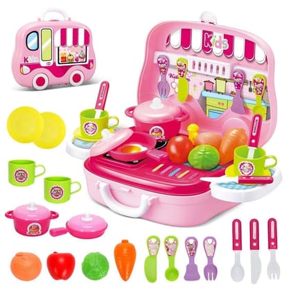 Planet of Toys Kitchen Play Set for Girls Kitchen Set Toys Play Kitchen Set Kids & Girls