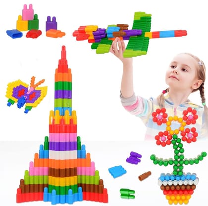 Planet of Toys Bullet Building Blocks Construction Toy for Kids 3-12 Year Kids |Learning STEM Toys Educational Kit Colors Building Toys for Kids