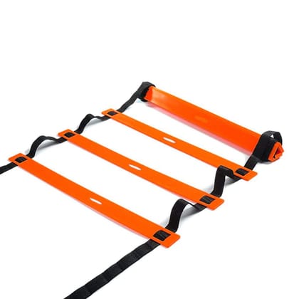 Planet of Toys Sports Super Speed Agility Ladder for Track and Field Sports Training for Football & Any Sports (4 Meter with 9 rungs) (Made in India)