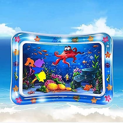 Planet Of Toys Multicolor Water-Mat-Inflatable-Baby-Water-Play-Mat for Infants & Toddlers Fun Play Activity Playmats for Baby (Water Mat)