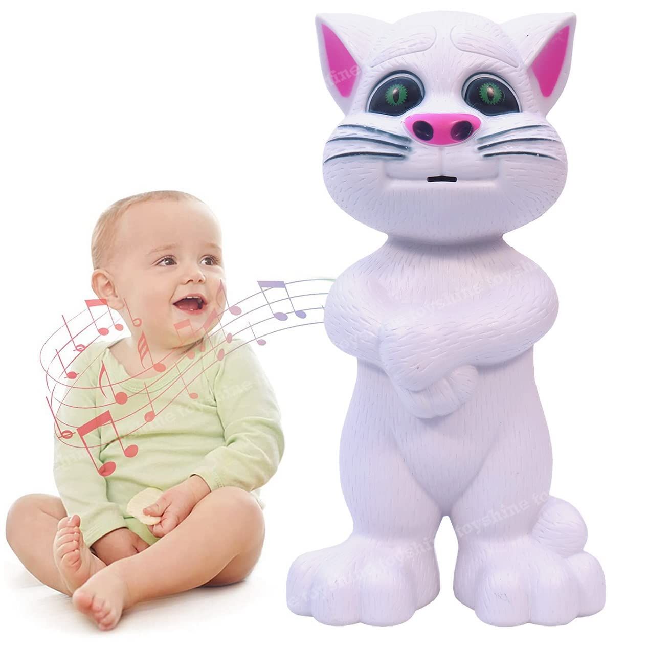 Planet of Toys Talking Tom Toy for Kids | Musical Toys for Baby Kids | Repeat What You Say Toys for Baby