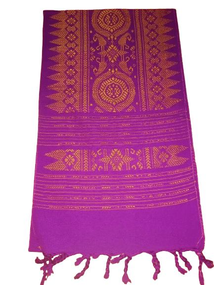 Aronai- Assamese Bodo Traditional Handwoven Ethnic Dress (MUFFLER/SCARF)