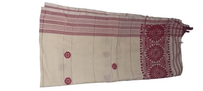 Traditional Assamese mixed silk blend Gamusa