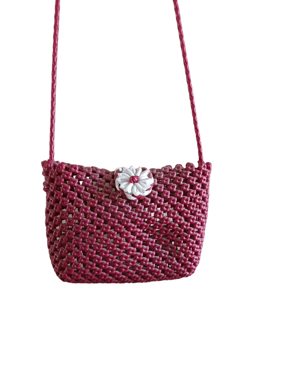 Macramé Straw Ladies Hand Bag