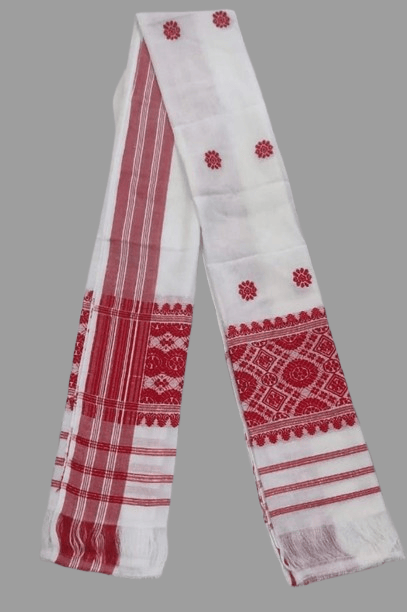 ASOMI TRADITIONAL ASSAMESE GAMUSA