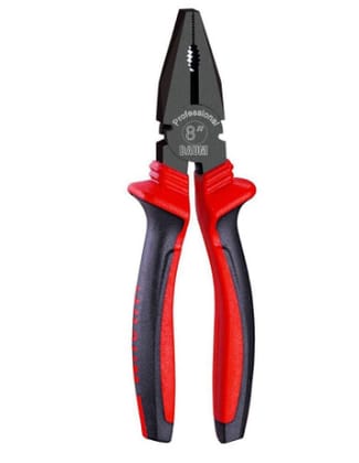 Combination Cutting  Plier  in Black and Red Colour  8INCH/200MM