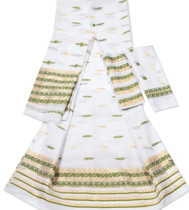 Mekhela chador white