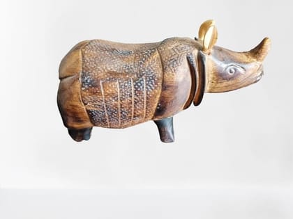 Wooden Rhino