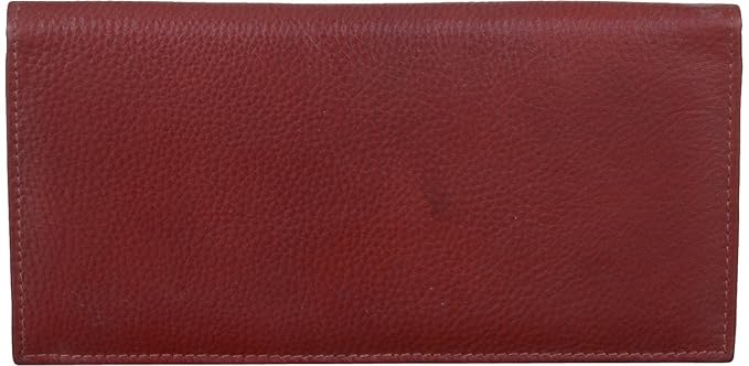 LEATHERMAN GENUINE  LEATHER PASSPORT WALLET-1704_Br