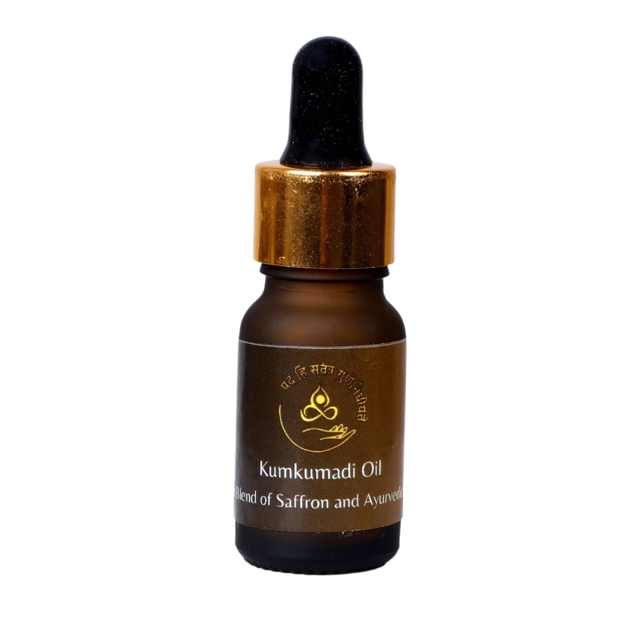 Kumkumadi Face Oil - Anti-Aging & Skin Brightening Ayurvedic Oil with Saffron & 26+ Super Herbs | Promotes Natural Glow, Fades Pigmentation & Dark Circles | 100% Natural