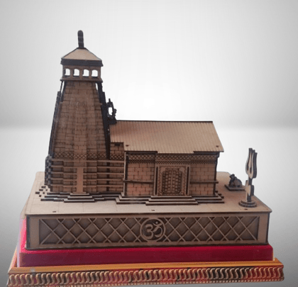 Shri Kedarnath Temple miniature 20 cm