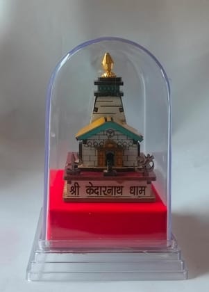 Shri Kedarnath Temple 11 cm Replica(Souvenir) Acrylic