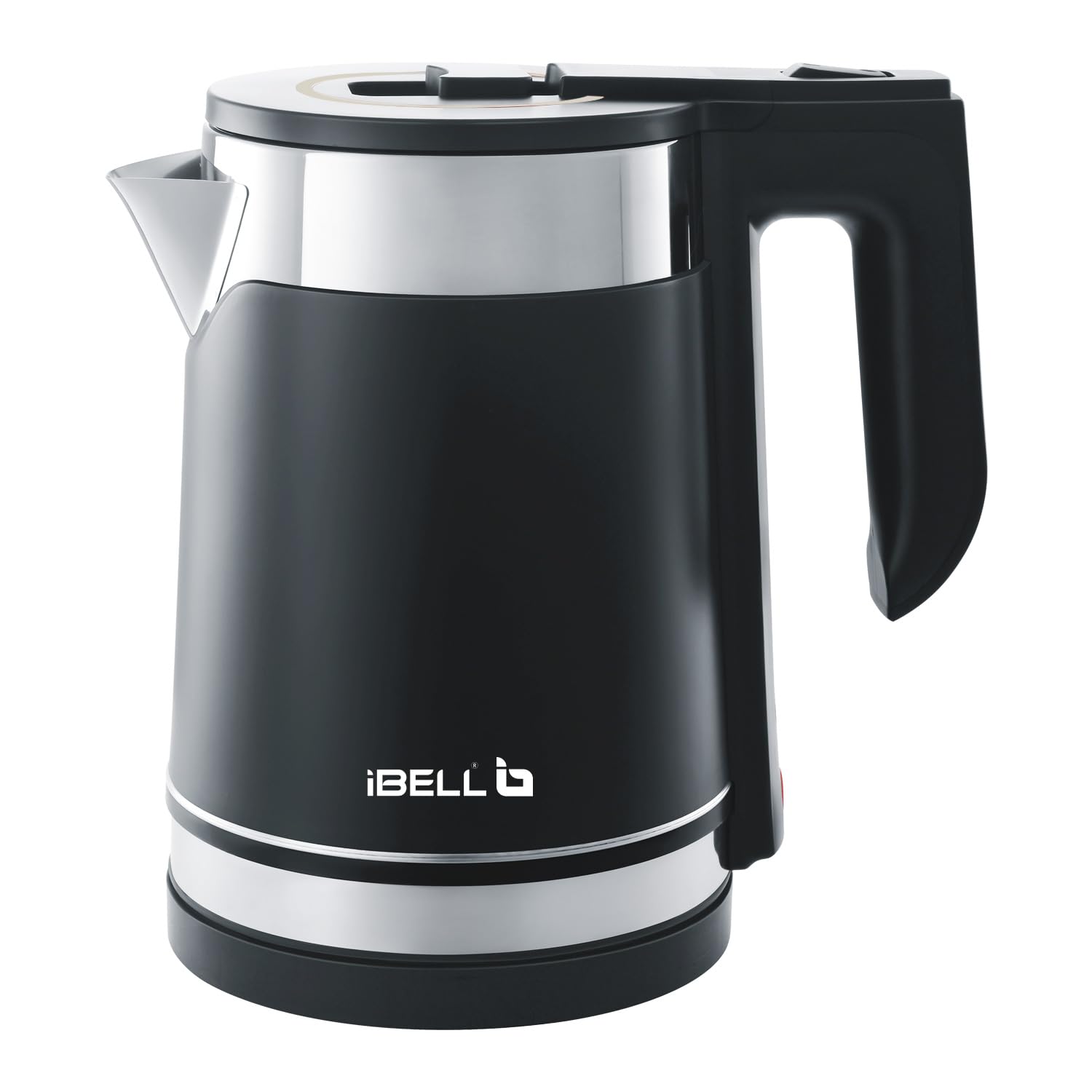 Premium Electric Kettle 1.7 Litre, 1500 Watt, Stainless Steel with Insulation, Auto Cut-Off (Black)